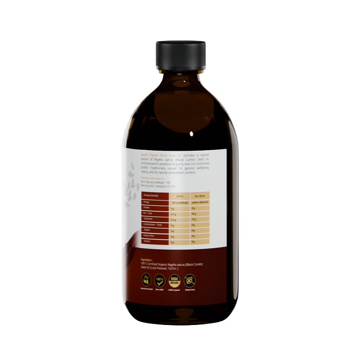 Certified Organic Black Seed Oil