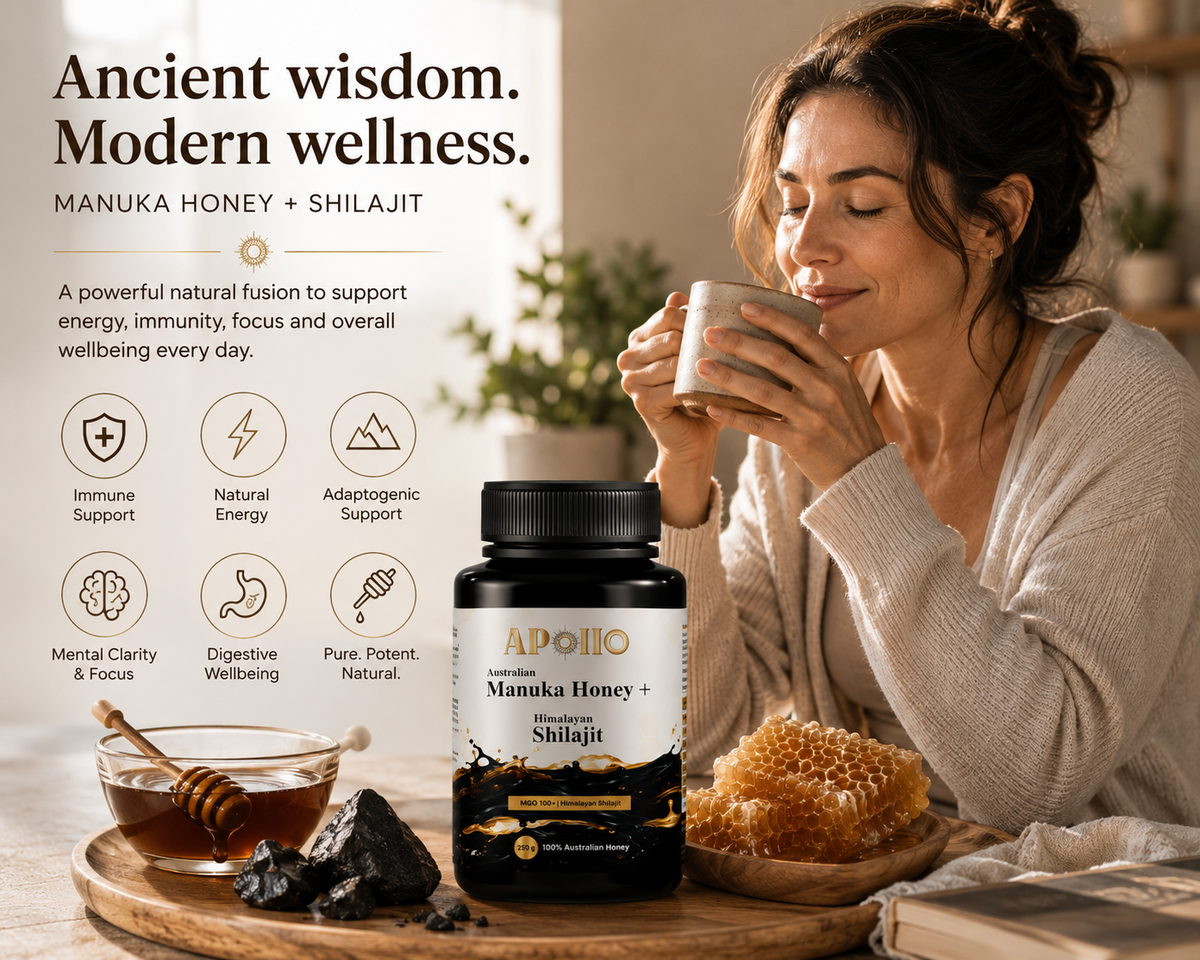 Manuka Honey + Himilayan Shilajit