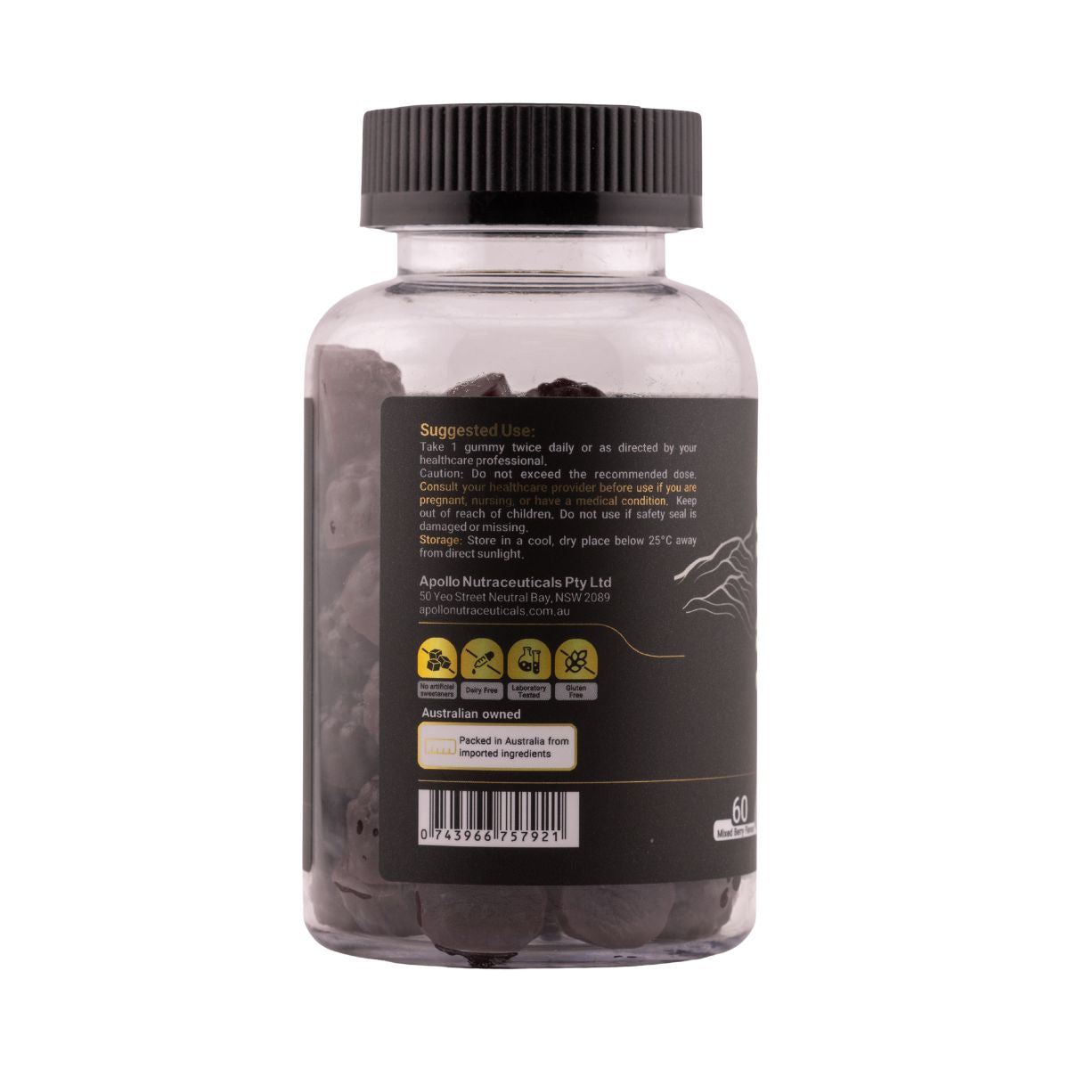 Apollo Shilajit Gummies (Mixed Berry)