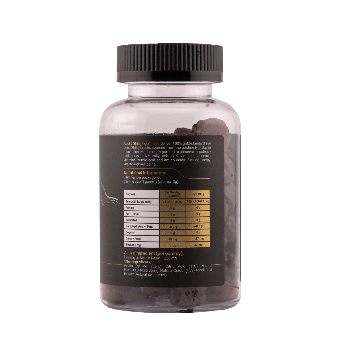 Apollo Shilajit Gummies (Mixed Berry)