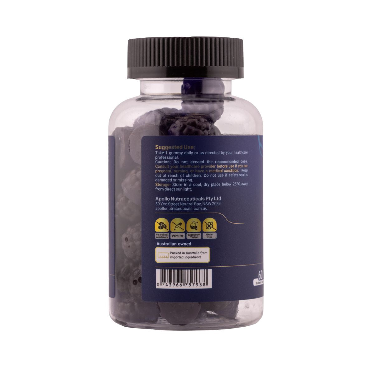 Apollo Tongkat Ali Gummies (Blueberry Flavour)