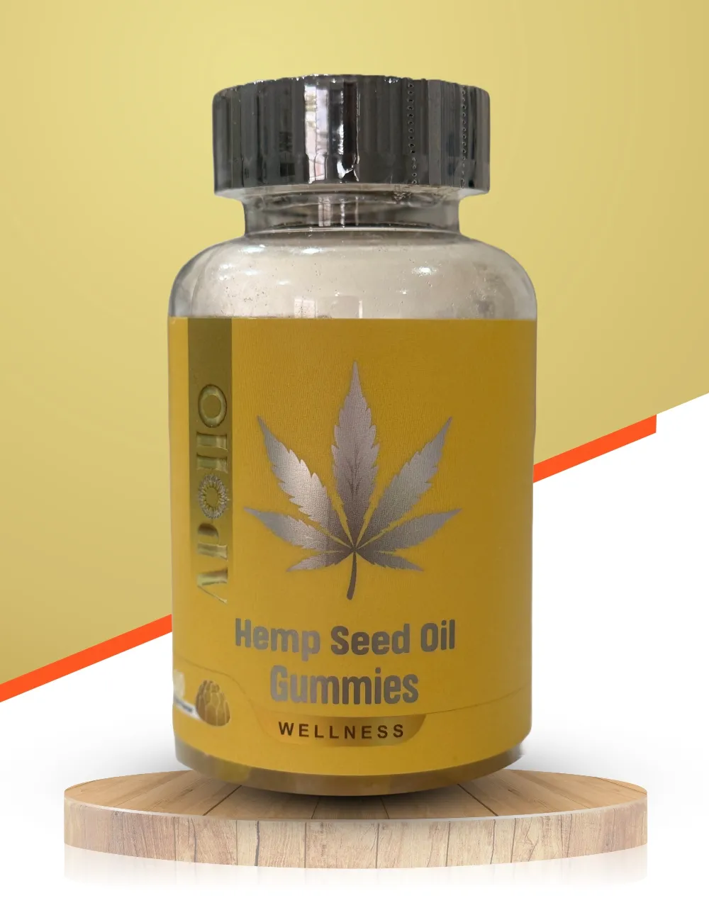 Apollo Hemp Seed Oil Gummies 1000 mg – Pineapple flavour wellness gummies