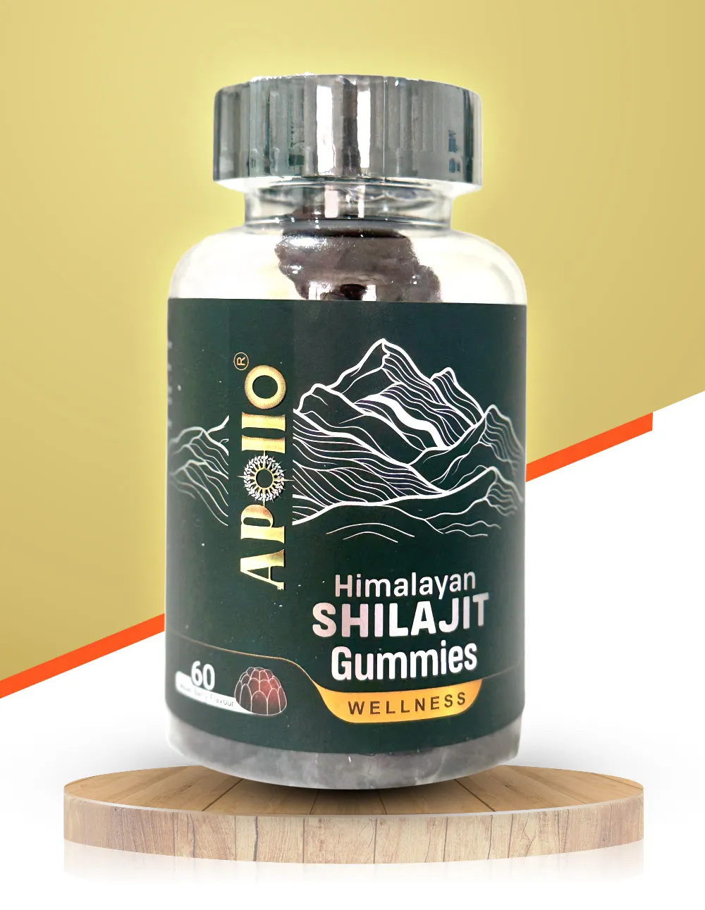 Apollo Shilajit Gummies Mixed Berry Bottle Brisbane