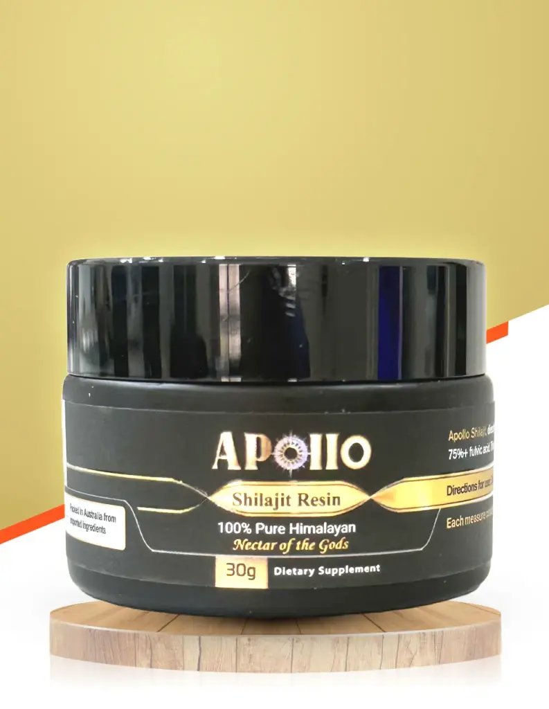 Apollo Shilajit Resin premium supplement available in Brisbane